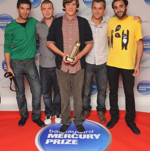 Ped Mercury Prize with trophy